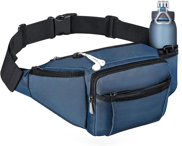 NOOLA Fanny Pack Waist Bag for Men Women, Lightweight Adjustable Belt Bag with Water Bottle Holder for Outdoor