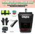 Small Scuba Mesh Gear Bag with Dry Pocket, Swivel Clip, D-Ring, Hook & Loop Tape for Safety Marker Buoy and Accessories