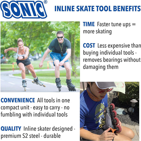 SONIC Pro Inline Skate Tool, Orange