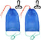 Dzlooppk 2Pcs Crab Trap Bait Bags, Portable Fish Trap with Locker Crab Snare