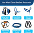 PetSafe Nylon Dog Leash, Strong Durable Traditional Style with Easy to Use Bolt Snap, 3/4 in. x 6 ft., Royal Blue