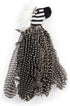 Petlinks HappyNip Zippy Zebra Feather Cat Toy, Contains Silvervine & Catnip, Black/White, One Size