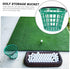 1pc Garneck Golf Basket bucket with handle Golfball Container with Handle accessories gadgets for kids holder driving