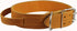 Tan Genuine Leather 27"x1.75" Wide Handle Collar, Fits 20"-24.5" Neck for X-Large Great Dane Mastiff
