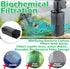 15-40 TARARIUM Fish Tank Filter for Gallon Tank Crystal Clear Powerful Internal Aquarium Filters Submersible Pump