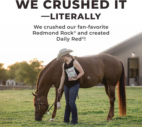 Redmond Daily Red Crushed Garlic Supplement for Horses