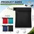 WILLBOND 12 Pcs Golf Tee Pouch - Multicolor Bag Holder with Metal Lobster Claw Clip, Portable Golf Accessories for Men,