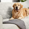 Gorilla Grip 100% Waterproof Dog Blanket 52x82, Pet Friendly Washable Couch Cushion Bed Protector (Taupe)