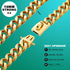 Gold Chain Dog Collar Designer Cuban Link Chain, 19MM Metal Stainless Steel, Safety Design Buckle, Walking Collar