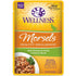 Wellness Healthy Indulgence Natural Grain Free Wet Cat Food, Chicken & Turkey Morsels, 3-Ounce Pouch (Pack of 24)
