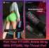 FITGIRL Ankle Strap for Cable Exercise Machines - Work Out Cuff Attachment for Home & Gym, Glute Workouts, Kickbacks,