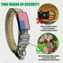 Tactical Military Dog Collar - Adjustable Nylon Heavy Duty with Metal Buckle and Handle for Dog Training (Camo, XL)