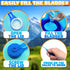 Water Bladder for Hiking Backpack – 1L/1.5L TPU Material Hydration Bladder with Large Opening Lid