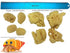 Awesome Aquatic 4 Pack 4 Natural Jumbo Hermit Crab Sponges Natural Sea Sponge Maintains Providing Humidity Helps