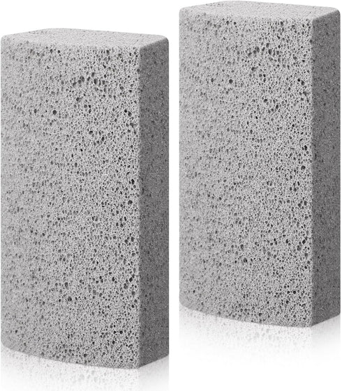 Loopeer 2 Pcs Pet Hair Remover Pumice Stone, 6 Inch Dog Fur Removal Tool for Car Interior and Bedding Cleaning