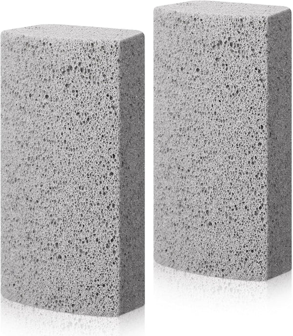Loopeer 2 Pcs Pet Hair Remover Pumice Stone, 6 Inch Dog Fur Removal Tool for Car Interior and Bedding Cleaning