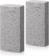 Loopeer 2 Pcs Pet Hair Remover Pumice Stone, 6 Inch Dog Fur Removal Tool for Car Interior and Bedding Cleaning