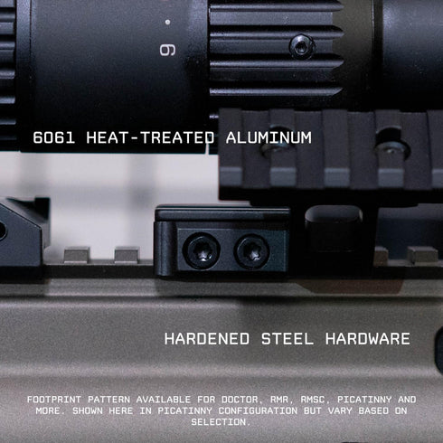 Montrum Canted Micro Red Dot Mount for Docter Footprint, Venom, FastFire