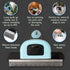 Maxpower Planet Pet Grooming Deshedding Brush - Tool for Dogs and Cats, Reduces Shedding up to 95%