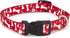 Nylon Pooch Patterns Dog Collar - Red Bone - Fits Necks 14" to 20"