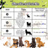Dog Blankets for Dogs - Large and Medium Soft Fuzzy Washable Blankets, Reversible Print, 41 x 31 inch, Dark Blue