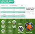 Soccer Ball Size 5 for Youth and Adults, Indoor/Outdoor Training Ball with Pump, Net Bag, Gift Box