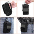 Tactical Molle Pouch Military Waist Bag, Outdoor EDC Tool Bag Organizer with U.S.A Patch and Carabiner Included