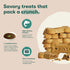 16oz Jinx Oven-Baked Salmon Bone Broth Biscuit Dog Treats - Crunchy, All Natural, Superfood-Rich with High-Protein