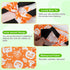 XGIDXFZ 6Pcs Chicken Diapers for Hens,Reusable Duckling Diapers Washable Waterproof Pet Diapers with Bow Tie