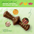 Benebone Zaggler Rolling Dog Chew Toy - Real Bacon for Aggressive Chewers - Made in USA, Large Size