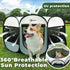 Dog Playpen, Portable Indoor Outdoor Pet Playpen for Small Dogs, Removable Zipper Top, Grey
