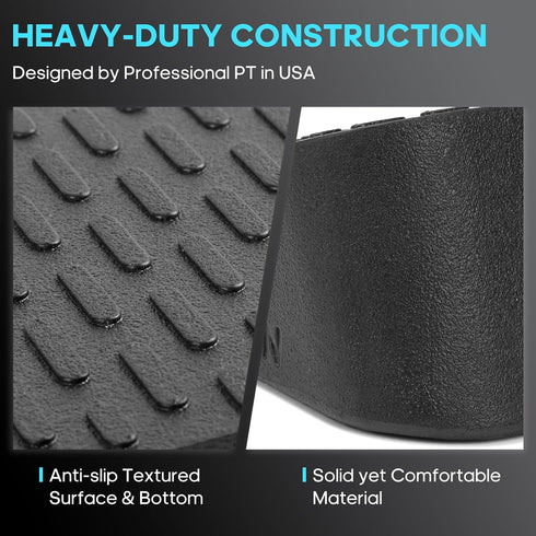 Squat Wedge Elevated Squats Block: Portable Ergonomic Equipment for Full Range of Motion, Improve Strength, Stability,