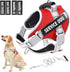 Service Dog Vest Harness - No Pull Training Harness with Handle & 5ft Leash, Adjustable Reflective No Choke for Pets