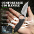 Omesio Small Fixed Blade Knife, Tactical Camping Survival Knife with Kydex Sheath, 2.68-Inch Drop Point Blade