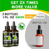 (2 Pack) Hemp Oil for Dogs and Cats - Helps with Anxiety, Pain, Stress, Sleep, Arthritis, Seizures Relief - Omega 3-6-9