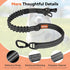 2Pcs 360 Dog Seat Belt, Dog Car Seat Belt Bungee, Car Harness for Pet with Buckle & Hook Latch, Safety Leash Vehicle
