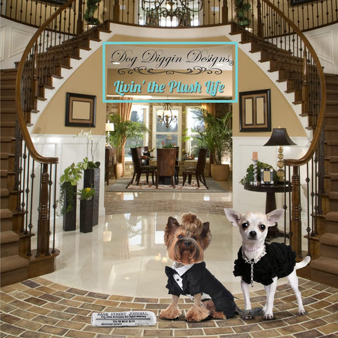 Dog Diggin Designs Runway Pup Collection - Unique Squeaky Parody Plush Dog Toys, Prêt-à-Porter Bones & Balls