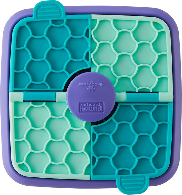 Outward Hound by Nina Ottosson Lick N Flip 3-in-1 Interactive Dog Puzzle