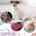 4pcs (30 21 inch) Hestya Waterproof Dog Puppy Pads Soft Cat Blanket Dog Sleeping Mat Absorbent Pet Blanket Paw Pattern