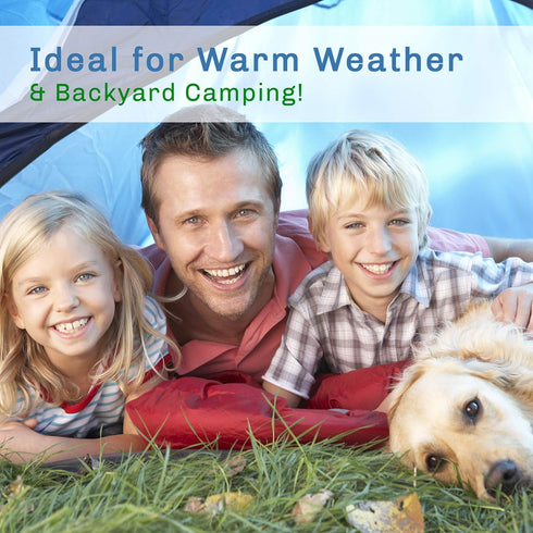 Kids Sleeping Bag Collection, Lightweight with Carrying Bag and Compression Straps for Camping