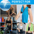5 Pack 40 Inches 12 Inches, Puomue Cooling Towels, X Breathable Soft Chilly Microfiber Towel for Yoga, Sport, Running