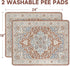 2 Pack, 2026 18"x24" Washable Pee Pads for Dogs Puppy Pads with Pheromones, Upgraded PuppyPad Super Absorbent