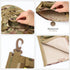 Tactical Christmas Stocking - MOLLE Webbing with Flag Patch, Zip Pocket, Gift for Veterans and Outdoorsy People