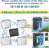 IX-120 IX-120 4pcs 1Pcs IX-120 IX-120 TARARIUM Aquarium Filters Accessories for Large Filter & U-V Sponge Clip Ceramic
