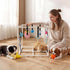 15 23.2" Puppy Play Gym with Puppy Toys, Indoor Jungle Gym with Puppy chewingToys for Teething & Mental Stimulation
