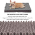 Outdoor Dog Beds for Large Dogs, Waterproof Portable Bed with Washable Cover, Foldable Cooling Orthopedic Bed, 35inch