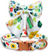 St. Patrick's Day Dog Collar with Bow Tie, Irish Shamrock Clover Collar for Small Medium Large Pets, Medium Size