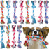12 Pcs Multi Color Rope Dog Toys | Cotton Puppy Chew Rope Teething Toys for Small and Medium Dogs