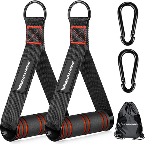 Gym Exercise Handles, Replacement Attachments for Cable Machine Pulleys, Home Gym Add On Equipment