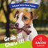 Chew'ems Durable Chew Toys for Small Dogs | Safe, Long-Lasting & Flavorful Bacon-Flavored Chew Dog Toys